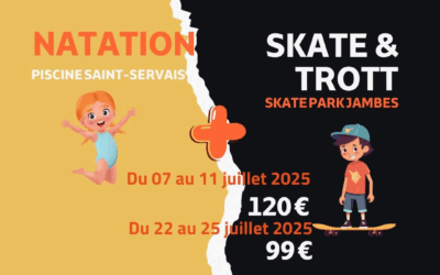 Stage Natation, Skateboard et Trottinette